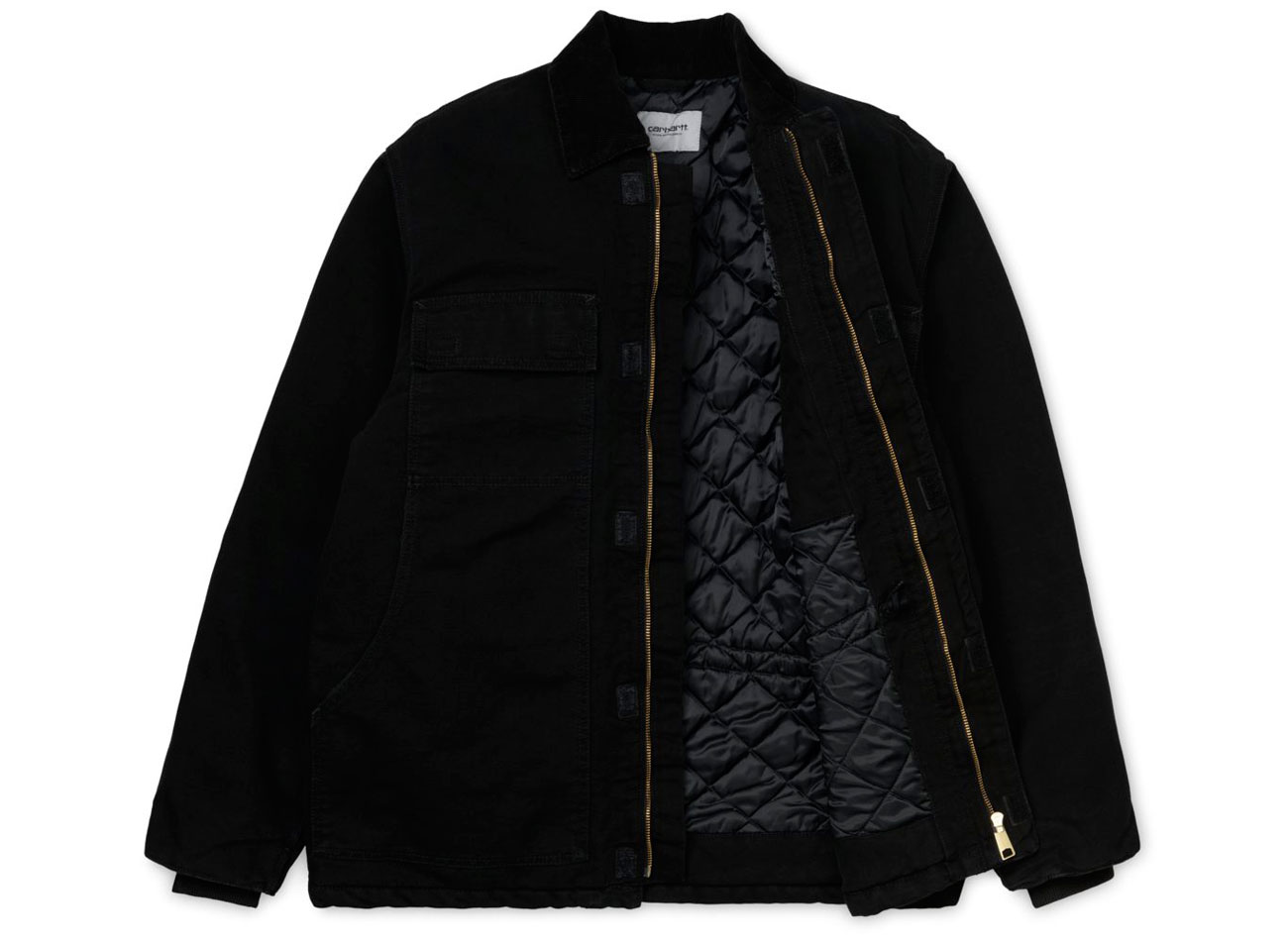 ジャケット・アウター Carhartt WIP WOOL ARCTIC COAT M black carhartt-og-arctic-coat-black-
