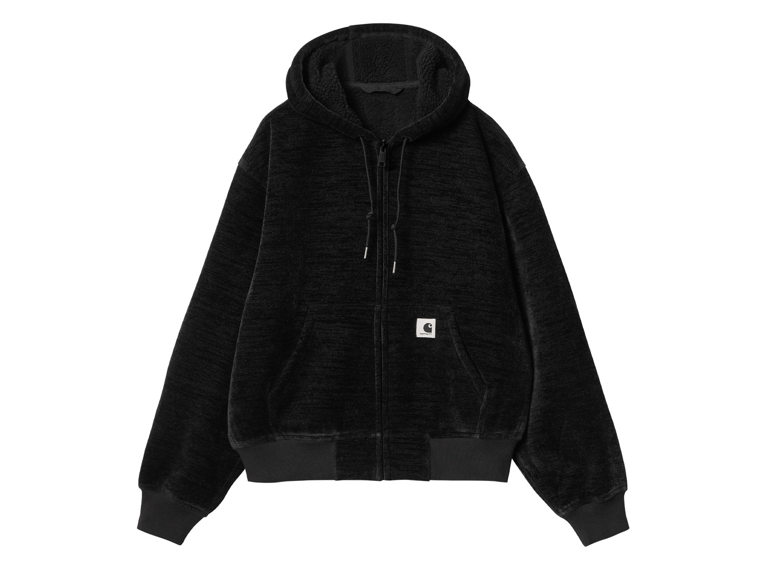 Carhartt WIP Women OG Active Sweat Jacket Black Novoid Plus