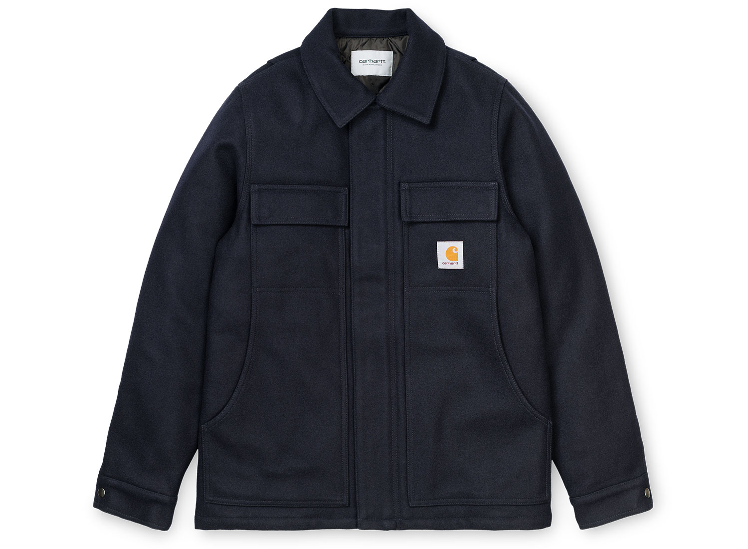 Carhartt Wip Wool Arctic Coat heavyweight 22 oz Jacket Black