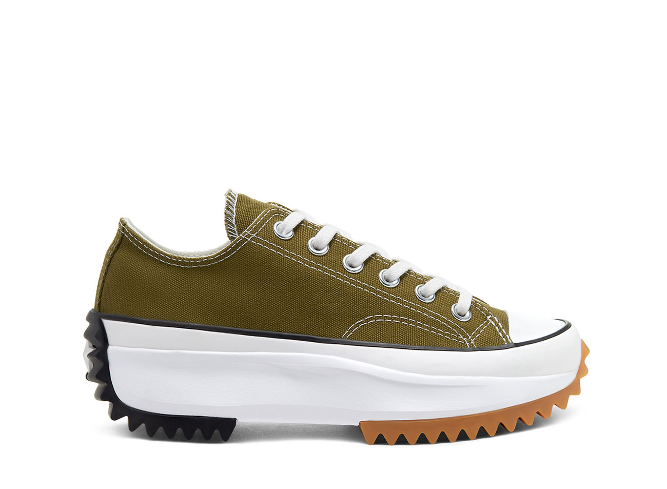 Converse Run Star Hike Low Top Dark Moss Novoid Plus