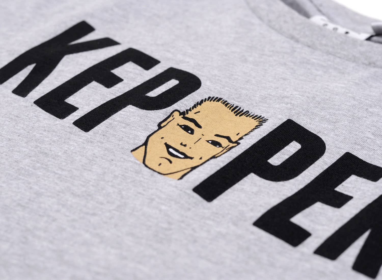 Pattern Kepper Logo Kepper T-Shirt T05 Gris Chiné