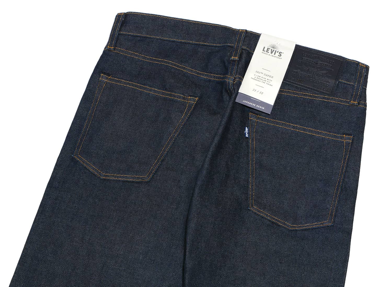 Levis® Made & Crafted® 502™ Taper Jeans Resin Rinse Blue - Novoid Plus