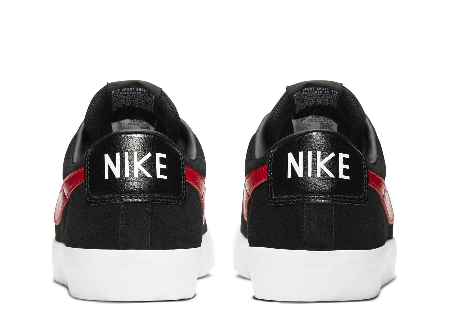 Nike SB Zoom Blazer Low GT Black University Red Novoid Plus