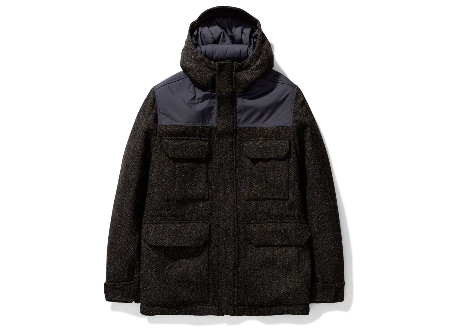 Norse Projects Nunk Harris Tweed Black Novoid Plus