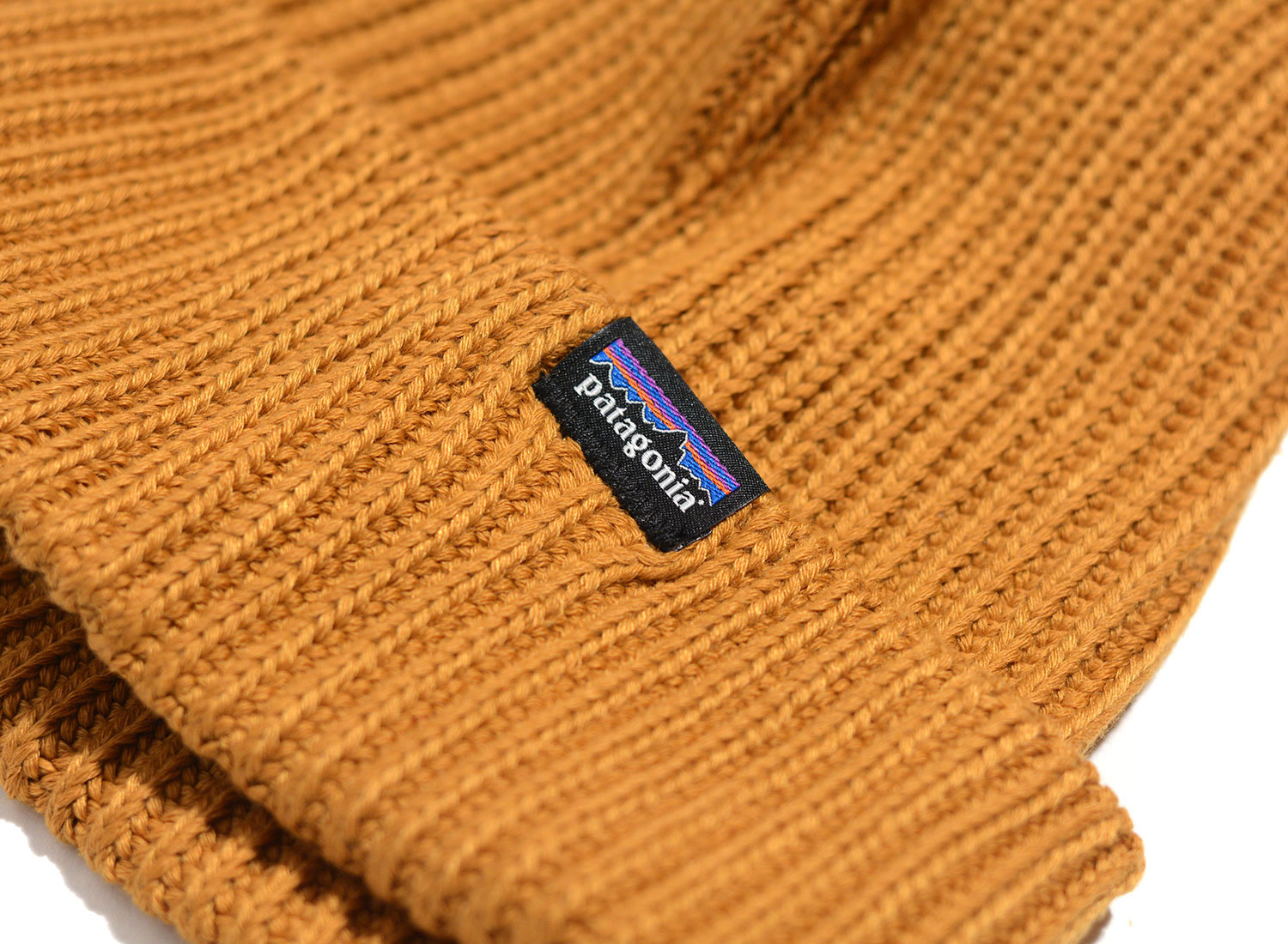 Patagonia Fishermans Rolled Beanie Buckwheat Gold Novoid Plus