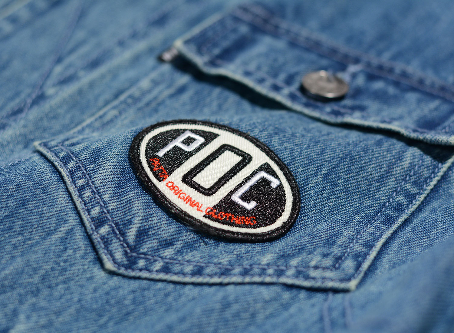 PATTA Workwear Denim Jacket M パタ デニム Patta Workwear Denim Jacket Light Blue - Novoid Plus