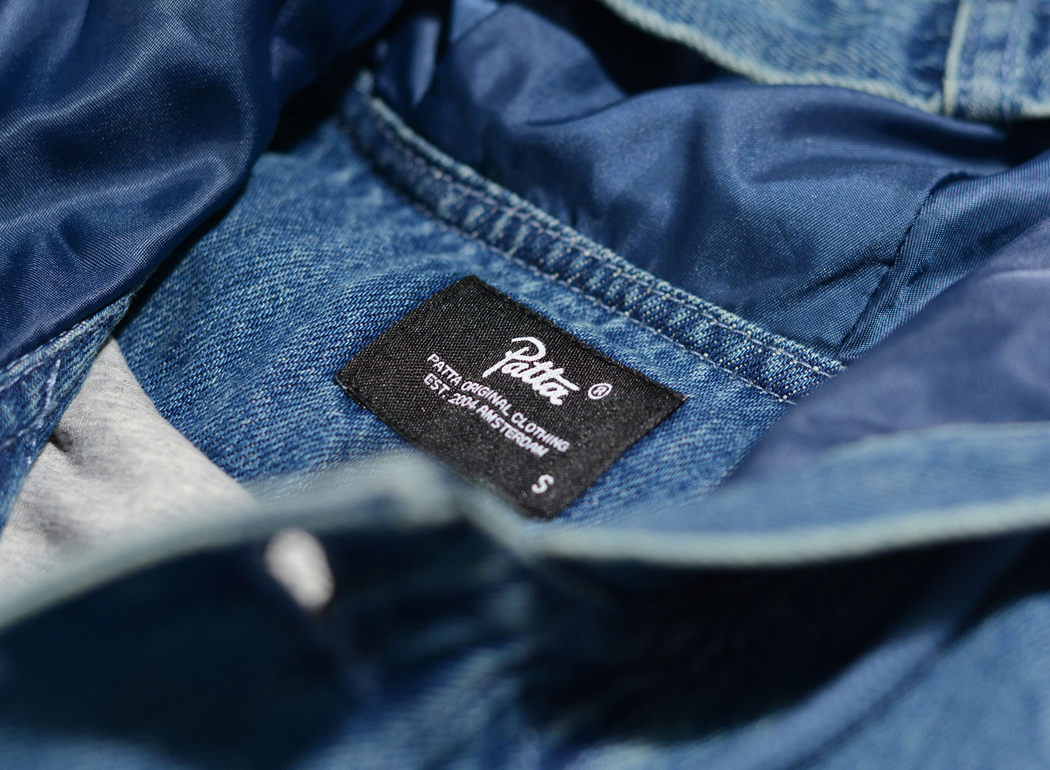 PATTA Workwear Denim Jacket M パタ デニム Patta Workwear Denim Jacket Light Blue - Novoid Plus