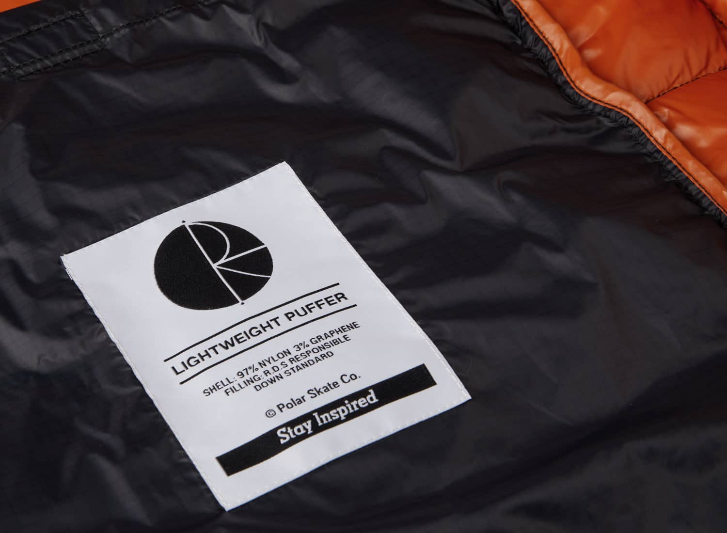 Polar Skate Co Lightweight Puffer Black - Novoid Plus