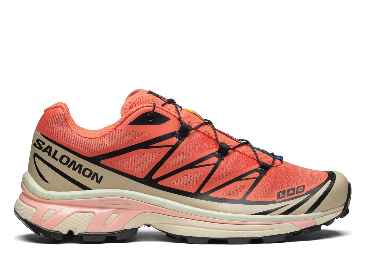 【SALOMON】XT-6 Living Coral/Black L47445000★送料・関税込★ Salomon XT-6 Living Coral / Black / Cement L47445000