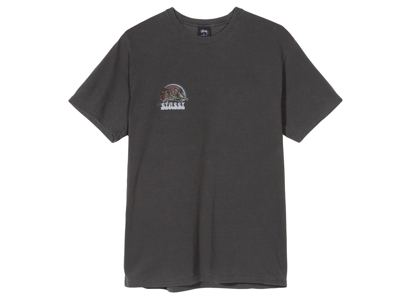 Stussy Dead Surf Pigment Dyed Tee Black - Novoid Plus