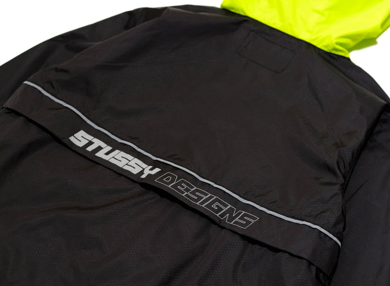 Stussy Honeycomb Hooded Jacket Black - Novoid Plus
