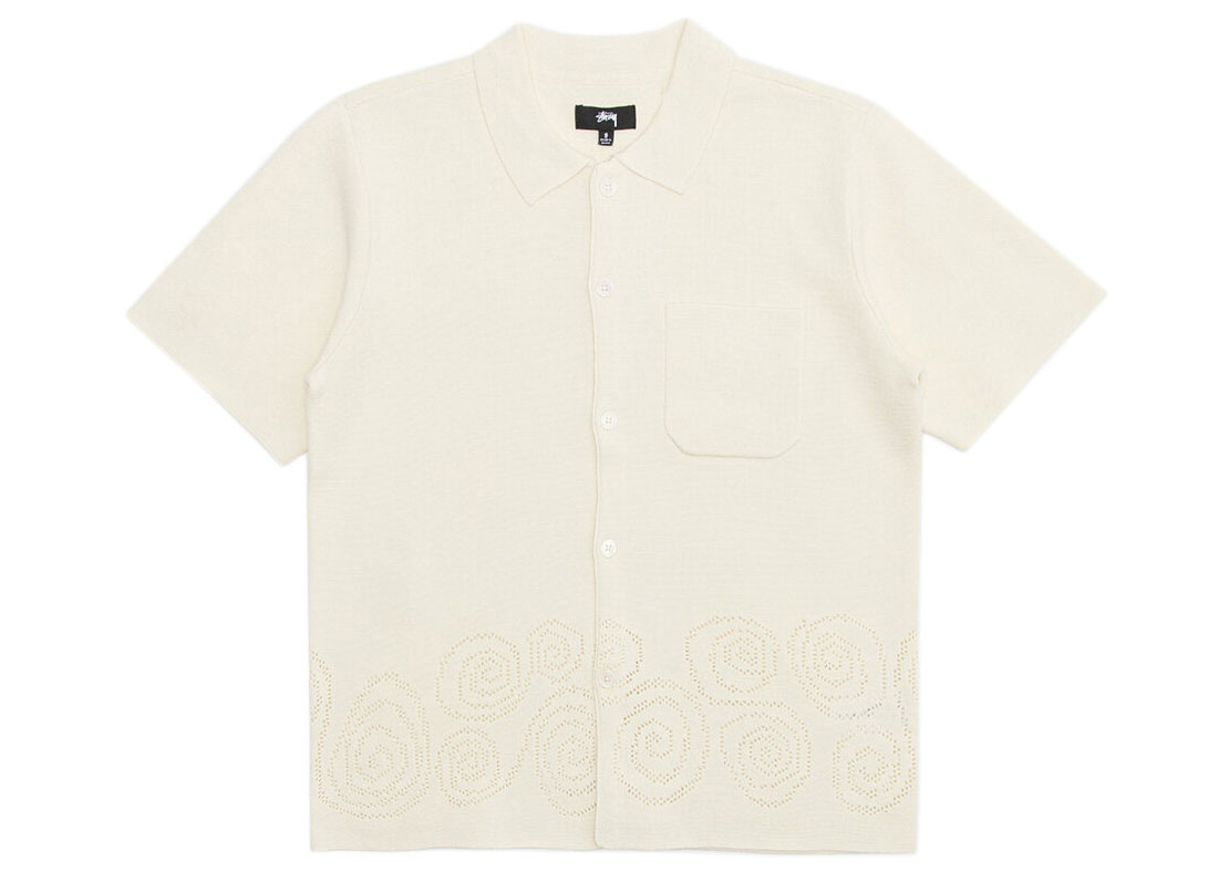 【US規格】STUSSY Perforated Swirl Knit Shirt Stussy Perforated Swirl Knit T-Shirt size S mens vtg | eBay