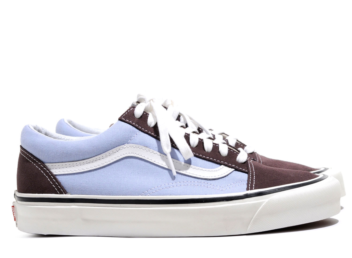 HOT Anaheim Factory Vans Old Skool Blue Brown Vans Old Skool