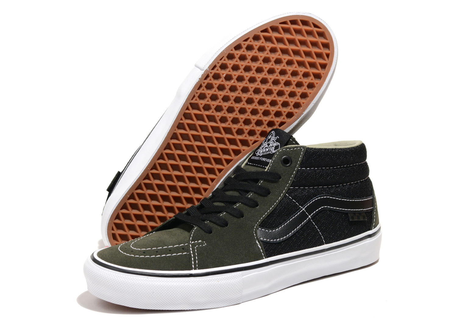 Vans Skate Grosso Mid Black Forest Night Novoid Plus