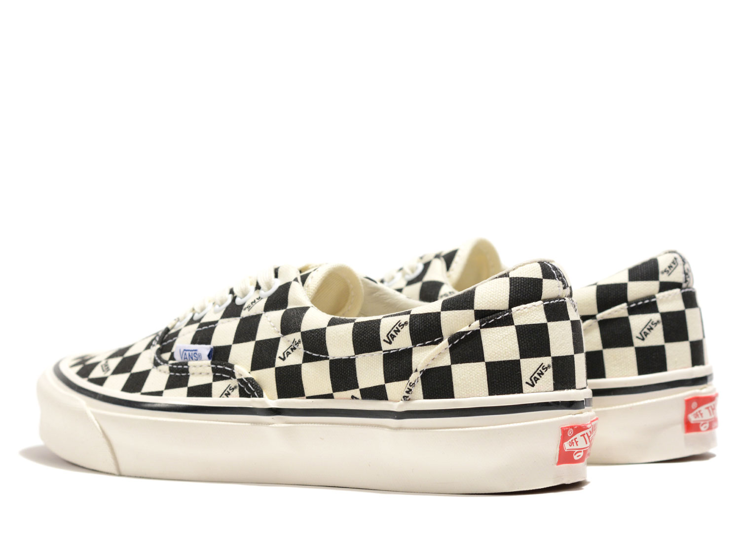 Vans Vault OG Era LX Checkerboard Black White Novoid Plus