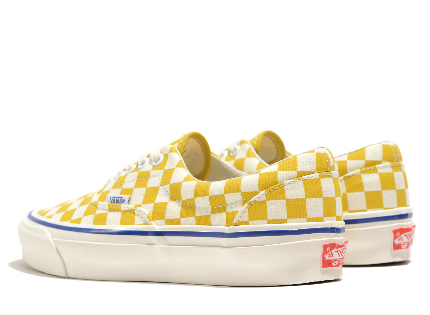 Vans Vault OG Era LX Checkerboard Yellow White Novoid Plus