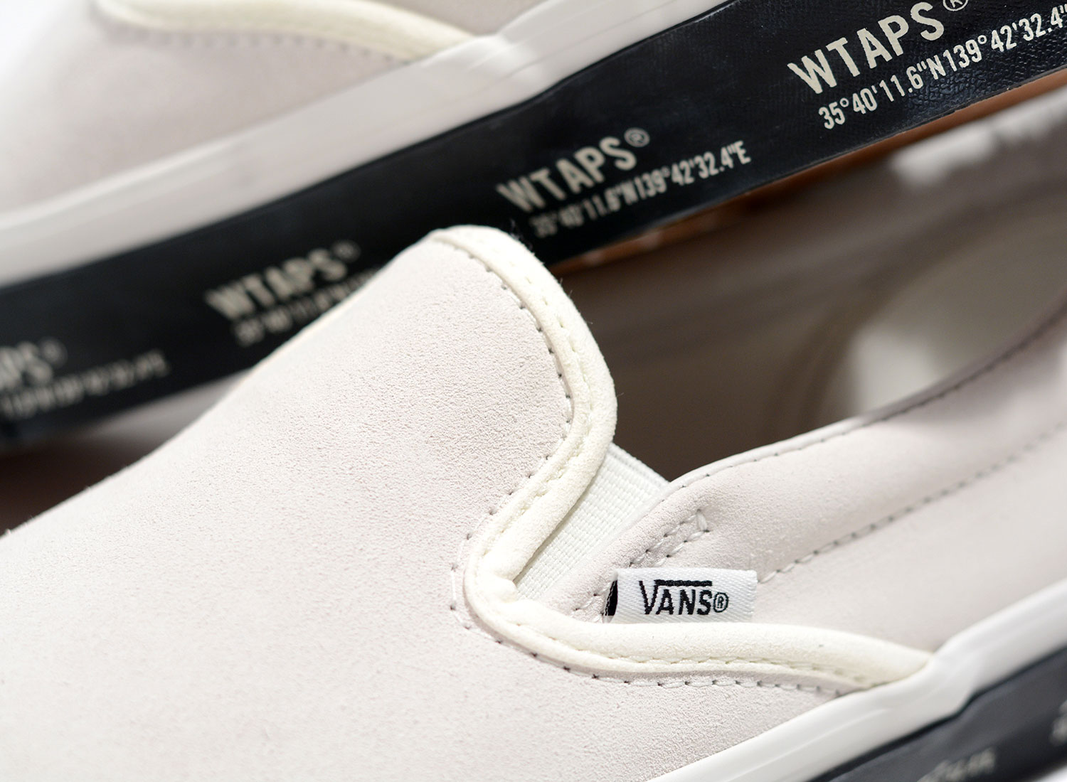 WTAPS × VANS OG CLASSIC SLIP-ON LX WHITE ダブルタップス 白 WTAPS × Vans OG Old Skool LX 