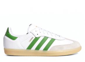 Adidas Skateboarding Samba Adv Cloud White / Crew Green / Gum JP8522