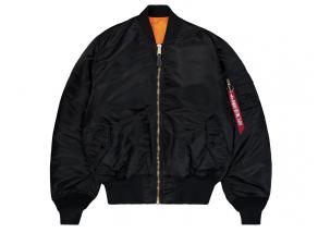 Alpha Industries MA-1 Heritage Bomber Jacket Black