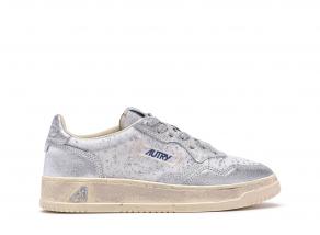 Autry Medalist Low FM01 Lamin White / Silver