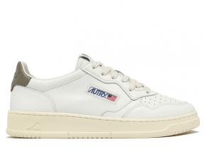 Autry Medalist Low LL77 Leather White / CVRT Green