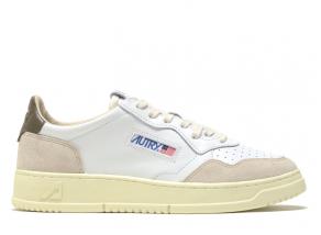 Autry Medalist Low LS15 Leather / Suede White / Teak