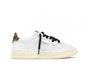 Autry Medalist Low OC01 Leather / Swoll White / Leopard