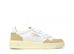 Autry Medalist Low PK02 Leather Sparked White / Ecru