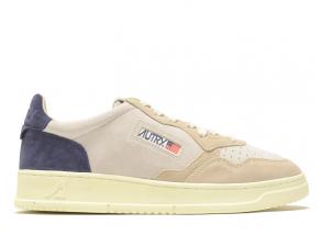 Autry Medalist Low TS29 Tricolor Suede Sand / Blue