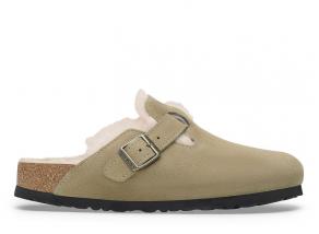 Birkenstock Boston Shearling LEVE Taupe LAF 1028289 / 1028299