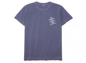 Bisous Skateboards Cigarette Tshirt Petrol Blue