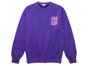 Bisous Skateboards Crewneck Slime Purple