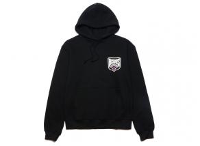 Bisous Skateboards Hoodie Blason Black