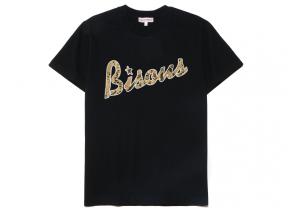 Bisous Skateboards Lounge Snake Tshirt Black