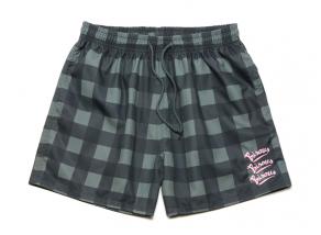 Bisous Skateboards Swimshort Gianni Green Check