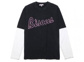 Bisous Skateboards Tshirt LS Lounge Black