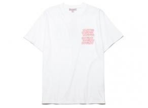 Bisous Skateboards Tshirt Slime White