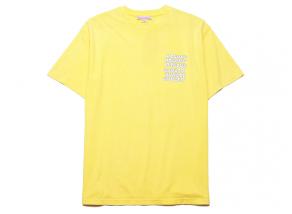 Bisous Skateboards Tshirt Slime Yellow