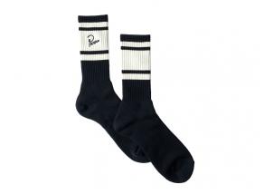 By Parra Crew Socks Midnight Blue