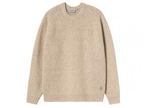 Carhartt WIP Anglistic Sweater Speckled Fleur de Sel I010977.3AU.XX.03