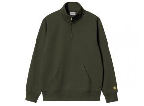 Carhartt WIP Chase Neck Zip Sweat Olive / Gold I033665.3CB.XX.03