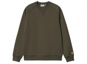 Carhartt WIP Chase Sweat Olive / Gold I033660.3CB.XX.03