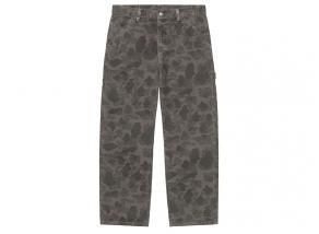 Carhartt WIP Duck Single Knee Pant Camo Duck Green / Porphyr Garment Dyed I033896.3EL.GD.03
