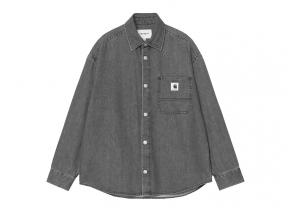 Carhartt WIP Women LS Marly Shirt Black Bleached I035584.89.35.03