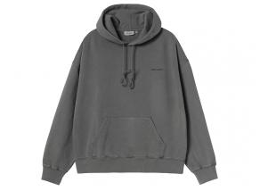 Carhartt WIP Hooded Benton Sweat Graphite Garment Dyed I034589_87_GD_03