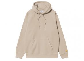 Carhartt WIP Hooded Chase Sweat Fleur De Sel / Gold I033661_38A_XX_03