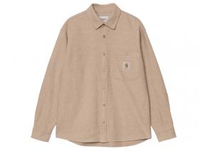 Carhartt WIP LS Edgar Shirt Peanut / Wax I035335_3D5_XX_03
