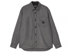Carhartt WIP LS Lowis Shirt Lowis Houndstooth Grey I035328_35L_XX_03