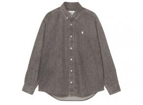 Carhartt WIP LS Lucas Shirt Black Bleached I034525.89.35.03