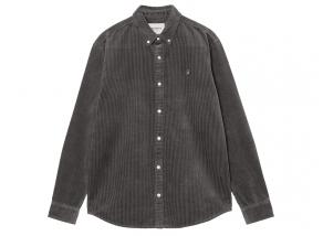 Carhartt WIP LS Madison Cord Shirt Graphite / Graphite I029958_2F9_XX_03